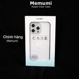  Ốp Lưng Memumi Ripple Trong Suốt Chống Ố Vàng Tuyệt Đối Full Camera Bảo Vệ Chính Hãng cho iP 16| 15 Series 