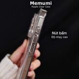  Ốp Lưng Memumi Ripple Trong Suốt Chống Ố Vàng Tuyệt Đối Full Camera Bảo Vệ Chính Hãng cho iP 16| 15 Series 