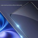  [2 Kính] Cường Lực GOR Trong Suốt 2.5D Có Viền Đen Siêu Mỏng Có Khung Trợ Dán Cho iPhone 16 ProMax 