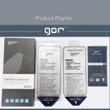  [2 Kính] Cường Lực GOR Trong Suốt 2.5D Có Viền Đen Siêu Mỏng Có Khung Trợ Dán Cho iPhone 16 ProMax 