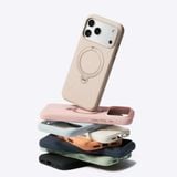  Ốp Lưng Ostand Q3 Silicone Có Nút Control Cho iPhone 17 Pro| iPhone 17 Pro Max Có Chân Đỡ 360° 