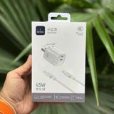  Bộ Sạc Nhanh WiWu G025 45W – Hiệu Suất Cao –Tương Thích Nhiều Thiết Bị  – Chuẩn Công Nghệ Mới Chính Hãng 