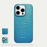  Ốp PITAKA  Lucid Blue Hở Viền Có Nút Control – Siêu Phẩm Từ Sợi Aramid Dệt cho iPhone 17 Air | 17 Pro | 17 Pro Max 
