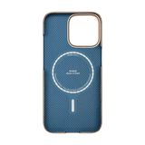  Ốp PITAKA  Golden Glint Hở Viền Có Nút Control – Siêu Phẩm Từ Sợi Aramid Dệt cho iPhone 16 Pro Max | 17 Air | 17 Pro | 17 Pro Max 