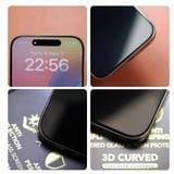  Cường Lực Hoda 3D Curved Full Viền 2in1 Chống Nhìn Trộm & Chống Chói Cao Cấp Chính Hãng cho iPhone 17 Pro| iPhone 17 Pro Max 