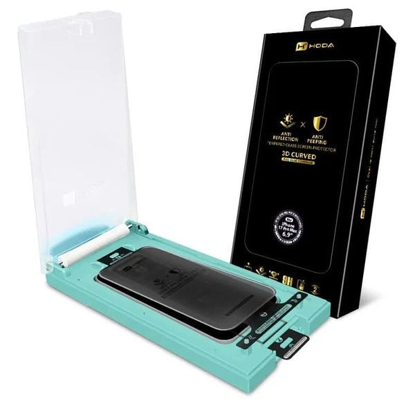  Cường Lực Hoda 3D Curved Full Viền 2in1 Chống Nhìn Trộm & Chống Chói Cao Cấp Chính Hãng cho iPhone 17 Pro| iPhone 17 Pro Max 