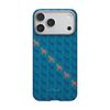  Ốp PITAKA Happiness Rides Indigo Bản Hở Viền Có Nút Control – Siêu Phẩm Từ Sợi Aramid Dệt cho iPhone 16| 17 Series 