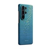  Ốp Lưng PITAKA Lucid Blue Bản Khoét Viền – Siêu Phẩm Từ Sợi Aramid Dệt cho SamSung S26Ultra 