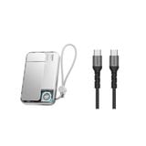  Pin Sạc Dự Phòng Từ Tính Sharge ICEMAG 3 10.000mAh Tản Nhiệt Có Dây Đeo & Giá Đỡ Tiện Lợi Chính Hãng cho iPhone 