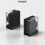  Bộ Sạc Nhanh SHARGE PD 2.0 65W GAN | Tích Hợp Dây Type-C Cáp Thu Gọn Độ Dài 70cm | Thiết Kế Trong Suốt Chính Hãng 