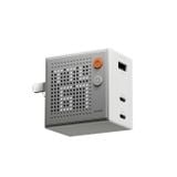  Củ Sạc Nhanh Sharge Mini Pixel GaN Charger 67W Chuẩn PD | 3 Cổng Sạc | Màn Hình Ma Trận Pixel Chính Hãng 