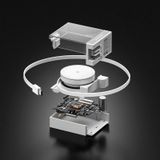  Bộ Sạc Nhanh SHARGE PD 2.0 65W GAN | Tích Hợp Dây Type-C Cáp Thu Gọn Độ Dài 70cm | Thiết Kế Trong Suốt Chính Hãng 