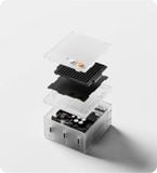  Củ Sạc Nhanh Sharge Mini Pixel GaN Charger 67W Chuẩn PD | 3 Cổng Sạc | Màn Hình Ma Trận Pixel Chính Hãng 
