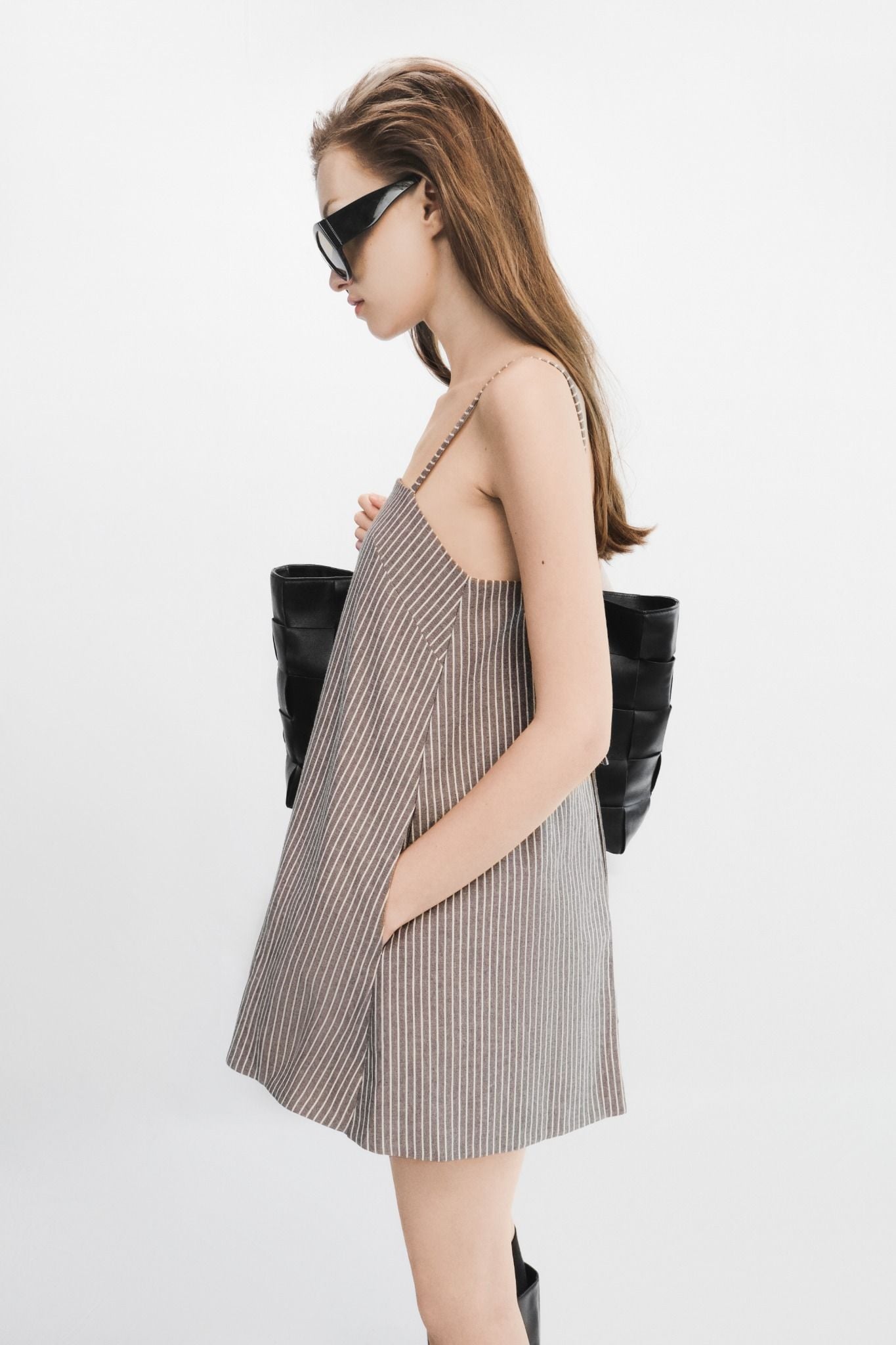  GARY TAUPE GRAY DRESS 