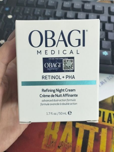 Kem Dưỡng OBAGI Retinol + PHA Refining Night Cream 50mL