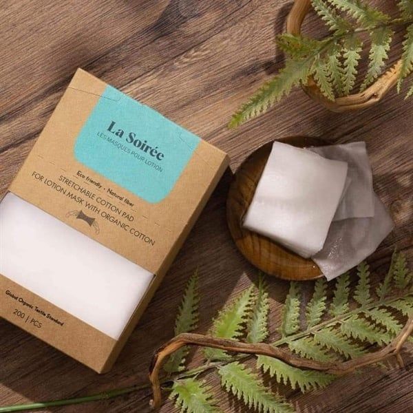 Bông Đắp Lotion La Soiree 200 miếng