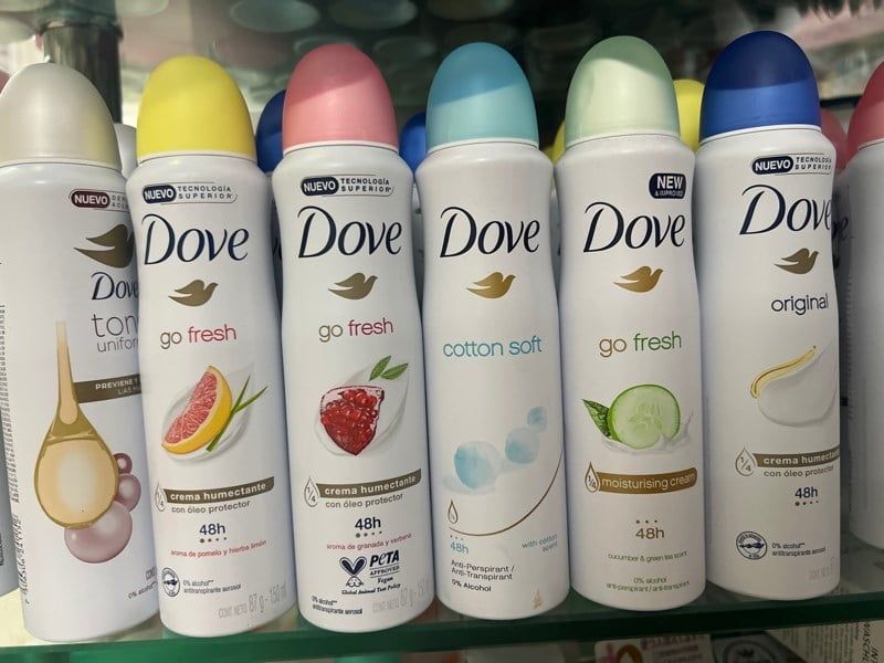 Xịt Khử Mùi Dove 48H 150ml