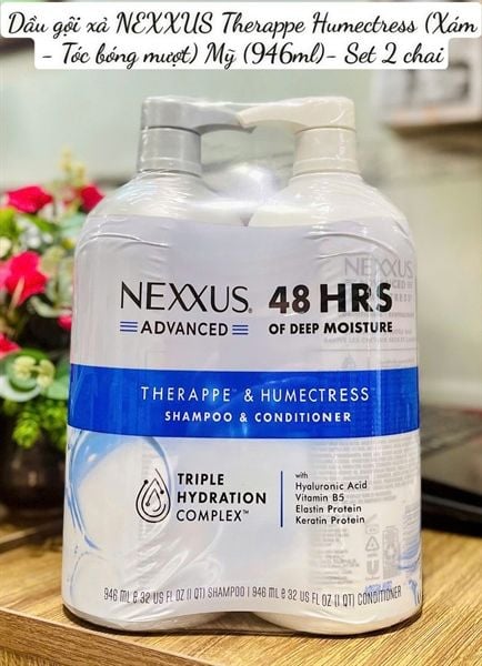 Cặp Gội Xả NEXXUS Advanced Therappe & Humectress 946ml