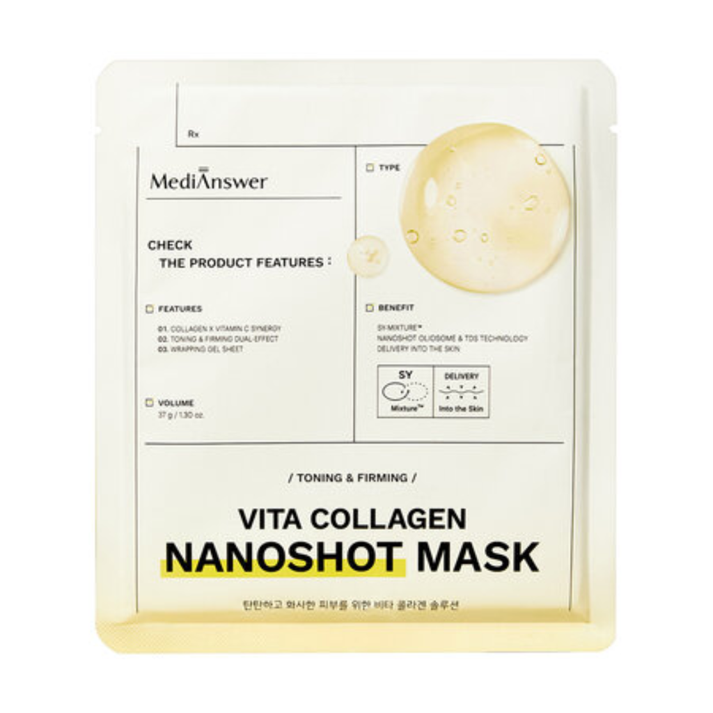 Mặt Nạ Thạch Medianswer Calming Collagen Nanoshot  Phục Hồi Dịu Da 37g