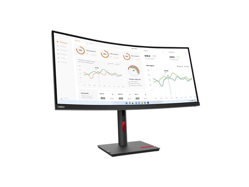 Màn hình LCD Lenovo ThinkVision T34w-30 63D4GAR1WW (34 inches/ 3440 x 1440/ 350 cd/m2/ 4ms/ 60Hz)