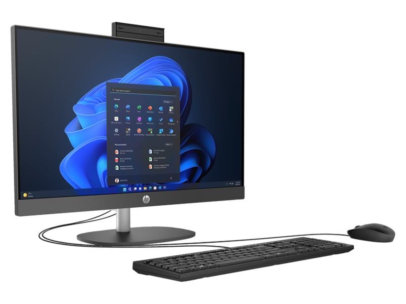 Máy bộ HP ProOne 240 G10 AIO AY2G7PT (U7-155U/ Ram 16GB/ SSD 512GB/ 23.8 inch/ Windows 11 Home/ 1Y/ Đen)