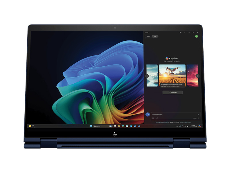 Laptop HP EliteBook X Flip G1i B9FN2PT (Ultra 7-258V/ Ram 32GB/ SSD 1TB/ Touch/ Windows 11 Pro/ 3Y/ Xanh)