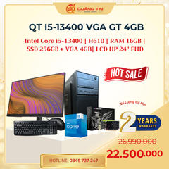 Máy lắp ráp QT i5-13400 VGA GT 1030 4GB – Làm Việc & Giải Trí Ổn Định