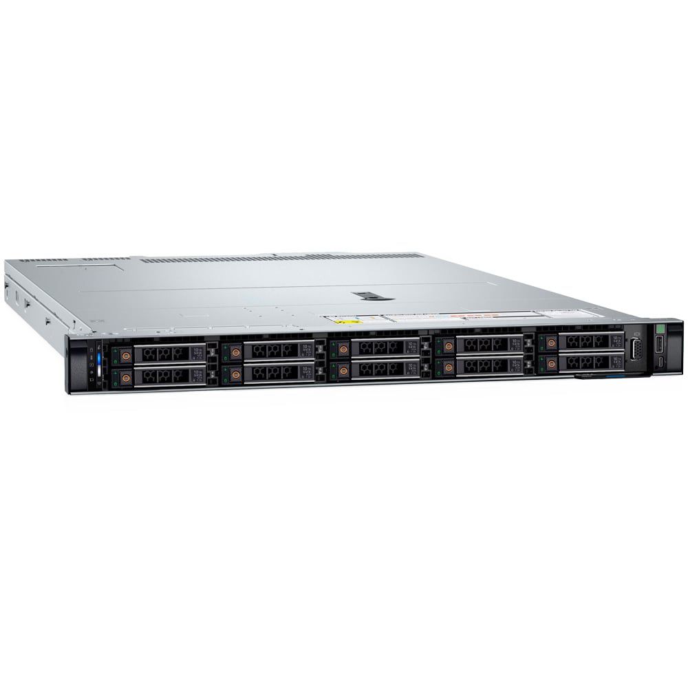 Máy chủ Dell PowerEdge R660XS 42SVRDR660-10A (Intel Xeon Silver 4510 2.4G | 2x16GB Ram | 2x1.2TB HDD | PERC H755 | BC 5720DP 1GbE LOM | BC 57414DP 10/25GbE OCP | iDRAC9, Enterprise 16G | DHP PSU 2 x 800W | 2xJumper Cord | DVD-ROM EXT | Bezel | Rails)