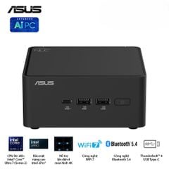 Máy bộ Asus Mini PC NUC 15 PRO TALL RNUC15CRHU700000I 90AR00Q2-M00160 (Core Ultra 7 255H/  Intel Arc Graphics/ 3Y)