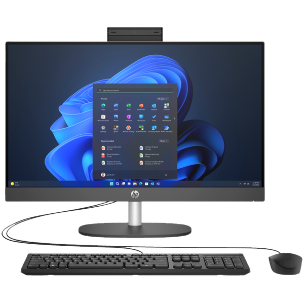 Máy tính All in One HP 205 Pro G8 5R3L3PA (Ryzen 7-5700U | 8GB | 512GB | AMD Radeon | 23.8 inch FHD | Win 11)