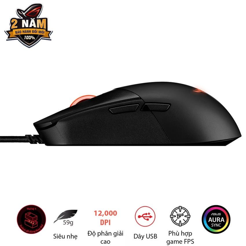 Chuột Asus ROG Strix Impact III 90MP0300-BMUA00