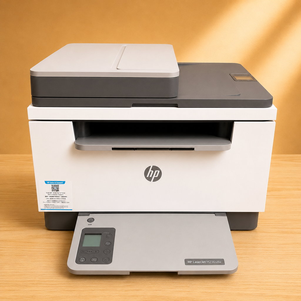 Máy in Laser đen trắng đa chức năng HP M236sdw 9YG09A (In đảo mặt| Scan ADF 1 mặt| Copy| A4| A5| USB| LAN| WIFI)
