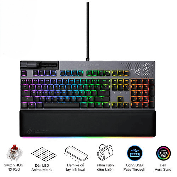 Bàn phím Asus ROG Strix Flare II Animate NX RD 90MP02E6-BKUA01