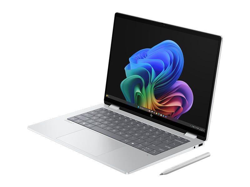 Laptop HP OmniBook X Flip 14-fk0092AU BZ7P5PA (AI 5 340/ 16GB/ 512GB SSD/ 14 inch WUXGA Touch/ Win 11/ Office/ Bạc/ Pen)