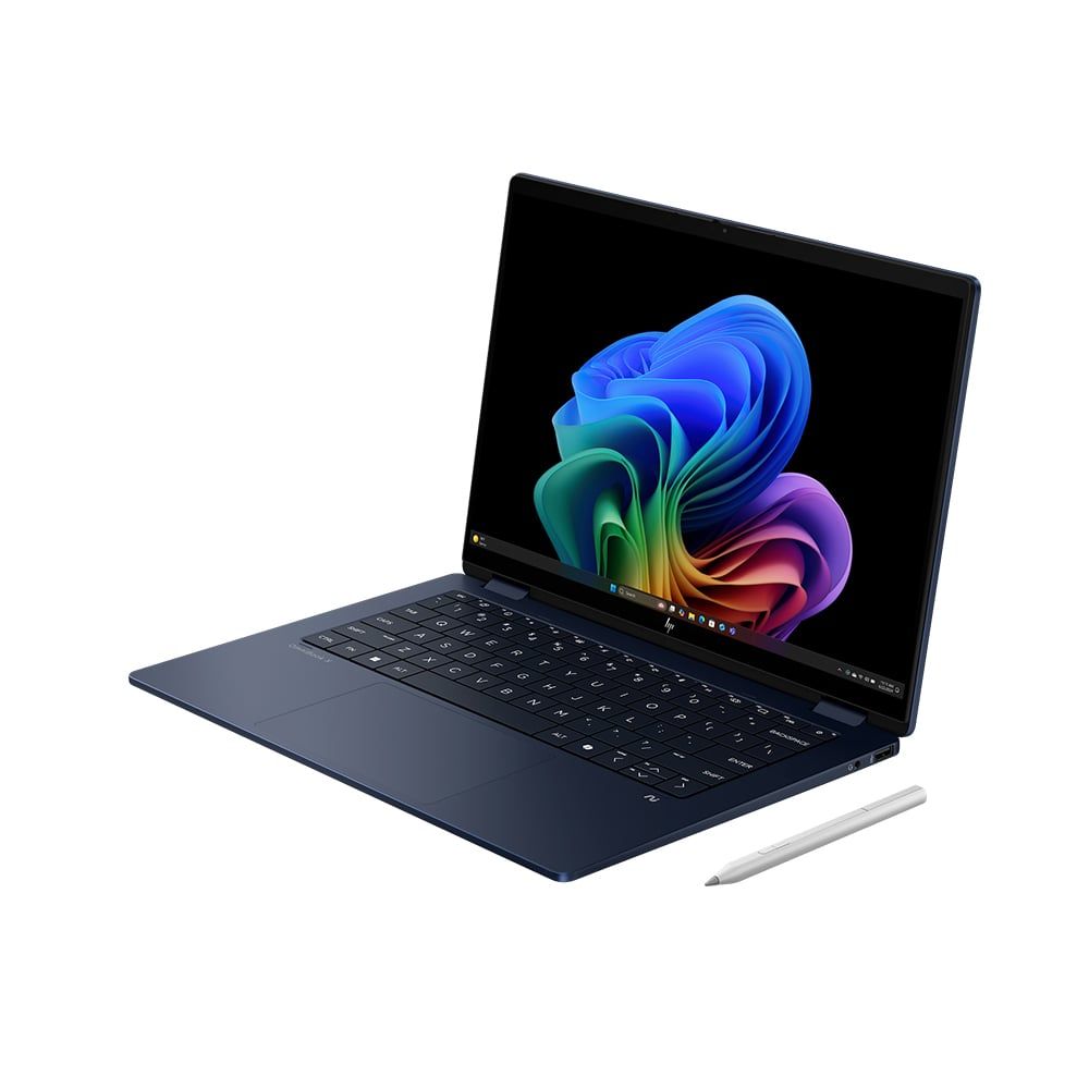 Laptop HP OmniBook X Flip 14-fm0088TU BZ7Q2PA (Intel Core Ultra 5 226V | 16GB | 512GB | Intel Arc | 14 inch 2K | Cám ứng | Win 11 | Office | Xanh)