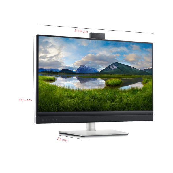 Màn hình Dell C2722DE (27 inch/ QHD/ IPS/ 60Hz/ 8ms/ 350 nits/ HDMI+DP+USBC+LAN+Audio/ Camera)