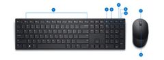 Bộ Bàn phím và chuột không dây Dell Pro KM5221W