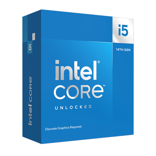 Bộ vi xử lý Intel Core i5 14600KF / Turbo up to 5.3GHz / 14 Nhân 20 Luồng / 24MB / LGA 1700 CPU: Intel Core i5-14600KF