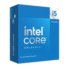Bộ vi xử lý Intel Core i5 14600KF / Turbo up to 5.3GHz / 14 Nhân 20 Luồng / 24MB / LGA 1700 CPU: Intel Core i5-14600KF