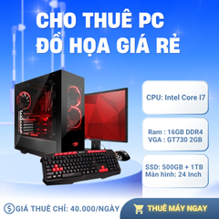 Cho thuê PC đồ họa giá rẻ