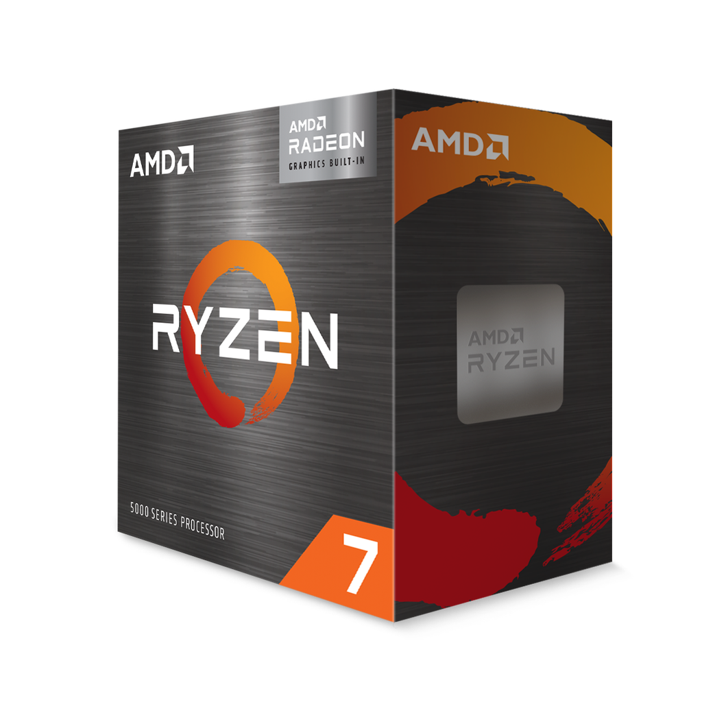 CPU AMD Ryzen 7 5700G (AMD AM4 - 8 Core - 16 Thread - Base 3.8Ghz - Turbo 4.6Ghz - Cache 20MB)