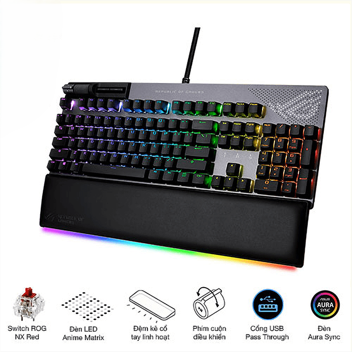 Bàn phím Asus ROG Strix Flare II Animate NX RD 90MP02E6-BKUA01