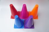  Cone tập chiến thuật, mắc cơ bóng đá, cone nấm trụ cao vượt chướng ngại vât- 24cm 