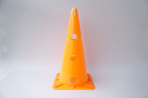  Cone Nấm Trụ Cao Đa Năng - Dụng Cụ Tập Bóng Đá, Cảnh Báo Giao Thông, Chướng Ngại Vật Sân Bãi - Cone 40cm 