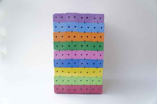  Bộ gạch xốp đồ chơi xây dựng, gạch xốp lắp ghép thông minh 36 viên - Chất liệu mút xốp cao cấp, an toàn cho trẻ 