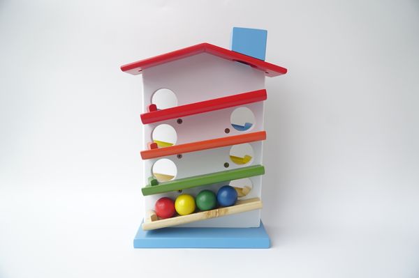  Đồ chơi gỗ cao cấp, nhà gỗ thả bóng, đồ chơi nhà gỗ thả bi bằng gỗ cao cấp phát triển vận động cho trẻ 