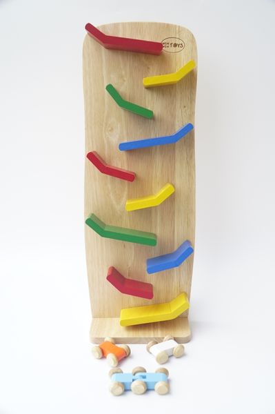  Đồ chơi gỗ cao cấp, bộ đồ chơi vách xe rượt đuổi bằng gỗ cao cấp cho trẻ - Loại xịn 