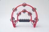  Xắc xô lắc tay loại lớn, lục lạc tambourine cầm tay hình bán nguyệt - Loại xịn size lớn 
