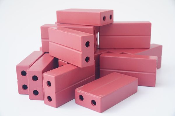  Đồ chơi xây dựng cho bé mầm non, túi gạch xây dựng, khối gạch đồ chơi cho bé- Bộ 20 viên gạch mini 