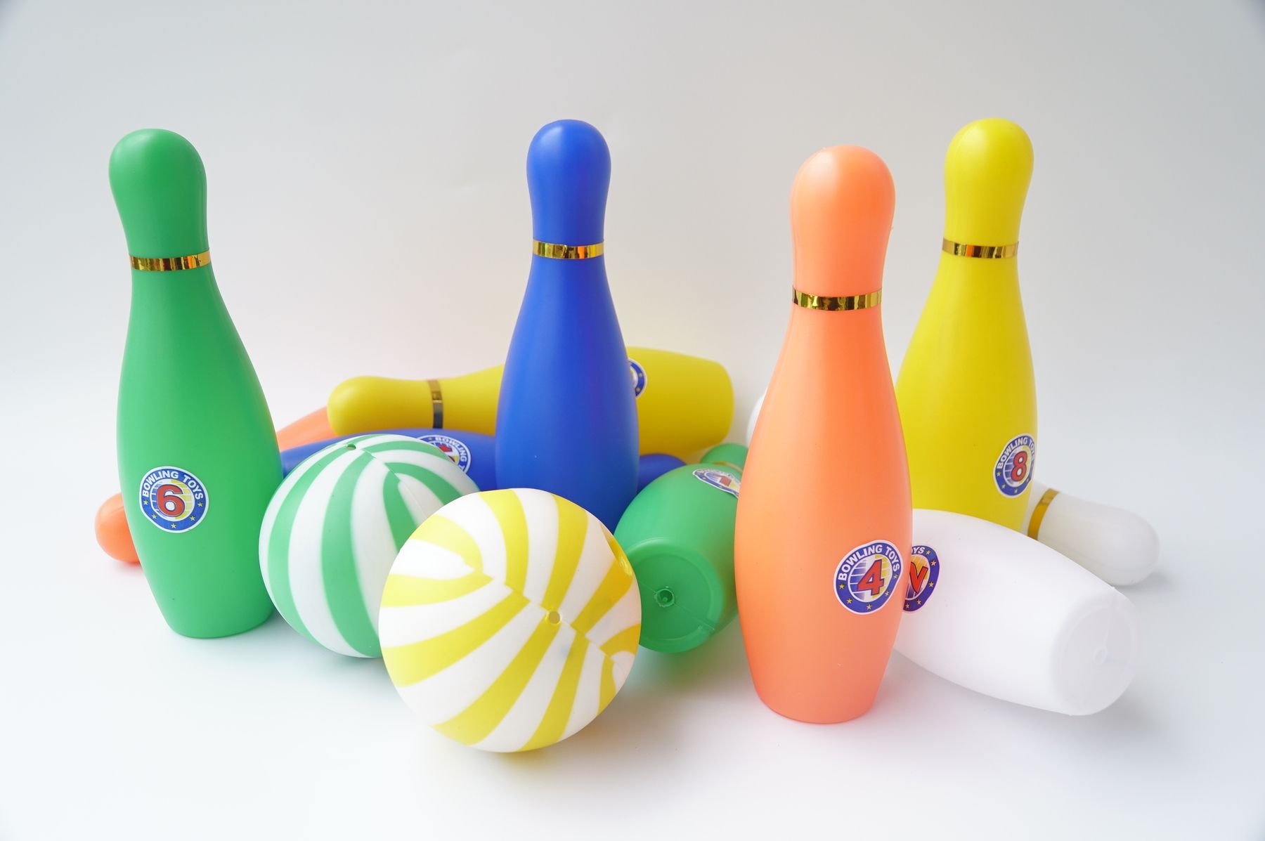  Đồ chơi ném Bowling cho bé, bộ đồ chơi ném bóng Bowling loại xịn - Cỡ lớn cao 22cm 